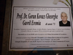 Dr. Gorun Kovács Gheorghe oktatónk emlékére